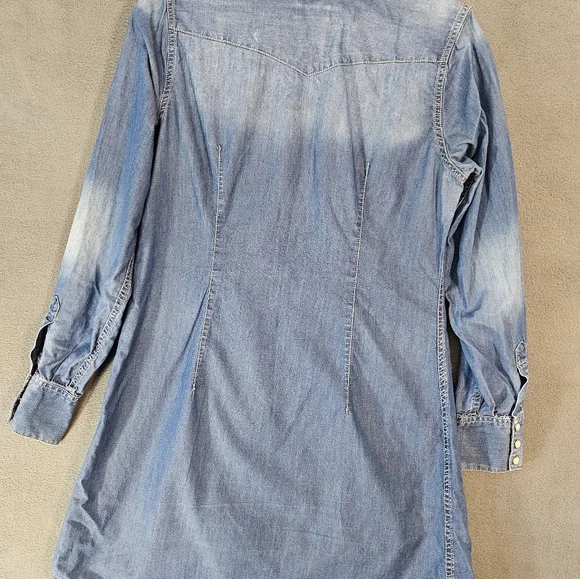 Lucky Brand Blue Denim Mini Dress - Picture 10 of 11